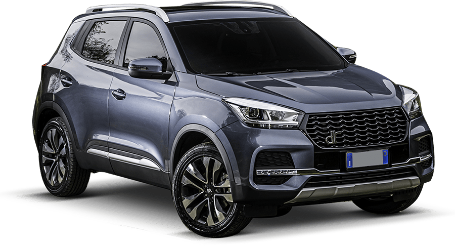 Coche DR gris, tipo suv